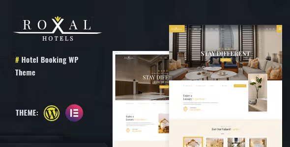 Roxal – Hotel booking WordPress Theme