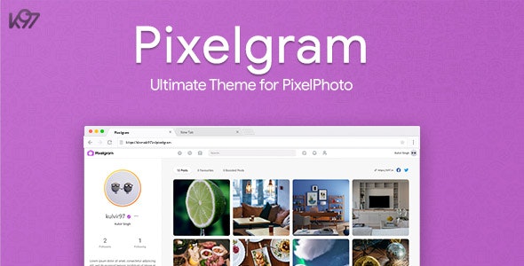 Pixelgram – The Ultimate PixelPhoto Theme 1.6