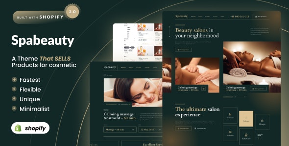 Spa Beauty – Therapy  Wellness Shopify 2.0 Theme