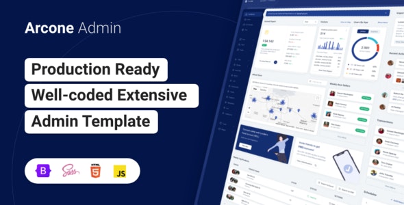 Arcone – Bootstrap 5 Admin Dashboard Template