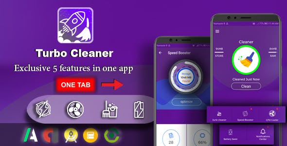 Android Turbo Cleaner – Booster, Cleaner, Battery Saver  Notification Manager