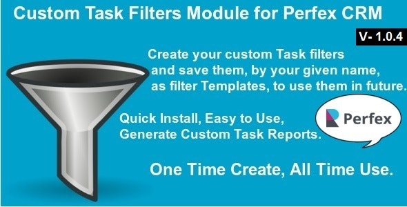 Custom Task Filters Module for Perfex CRM