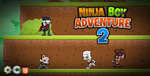 Ninja Boy Adventure 2 – Construct Game