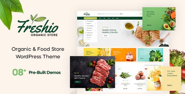 Freshio – Organic & Food Store WordPress Theme 2.3.0