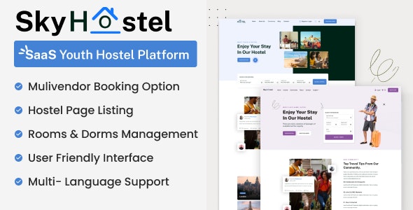 SkyHostel – SaaS Hostel Booking Platform