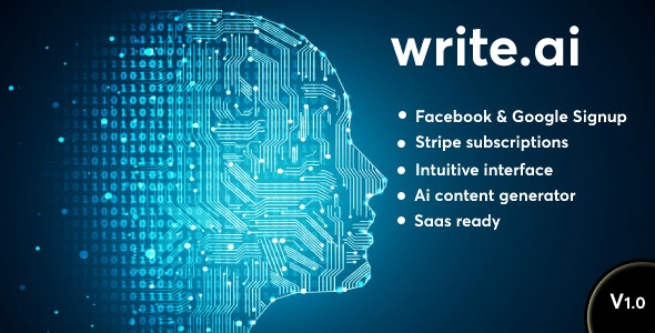 Write.ai – AI Content Generation Tool (SAAS)