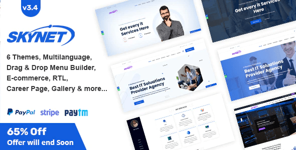 Skynet – Multipurpose Business CMS 4.1