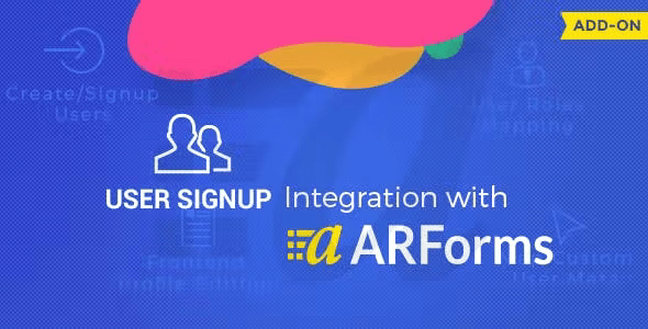 User Signup for Arforms  2.4