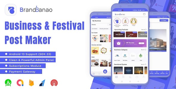 BrandBanao – Festival Poster Maker, Banner Maker, Business Post, Video Ad Maker, Digital Post Maker