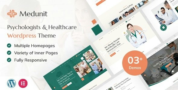 Medunit | Psychology  Health Care WordPress Theme