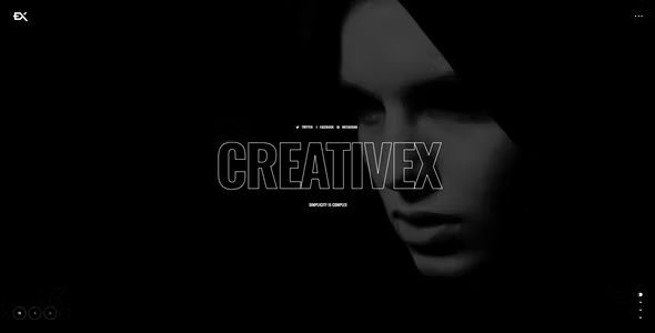 Creativex – A Bold Portfolio Template