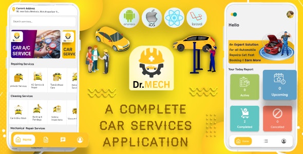 Online Car Service | Dr.Mech Complete Solutions | Car Service Appointment | On Demand Car Service