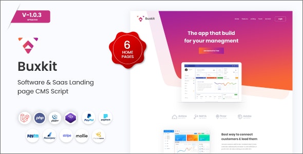 Buxkit – Software Landing Platform