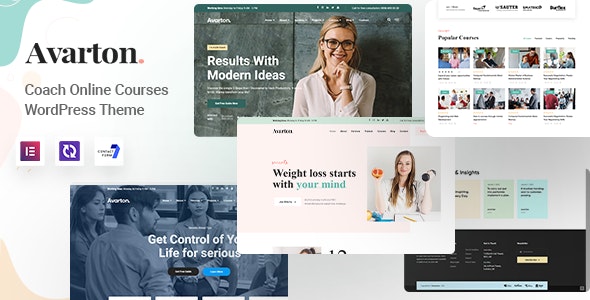 Avarton – Online Courses WordPress Theme