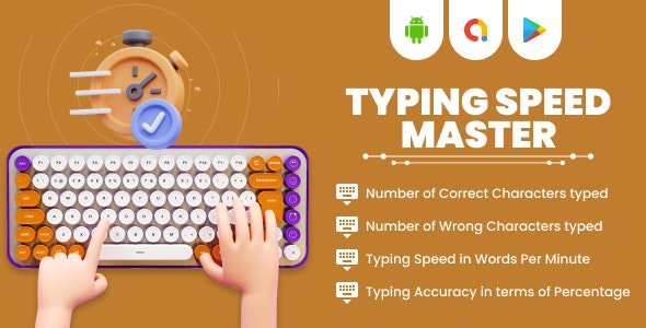 Typing Speed Master – Fast Typing Practice – Learn Fast Typing – Typing Speed Test Skill