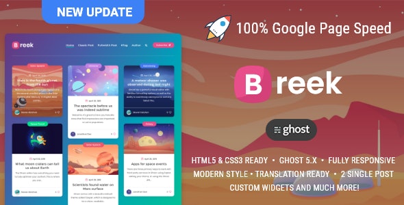 Breek – A Masonry Theme for Ghost