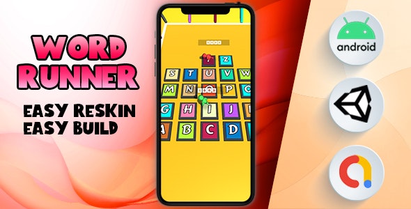 Word Runner – ( Unity – Admob)