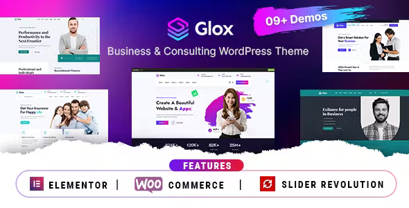 Glox – Business  Consulting WordPress Theme 1.0.5