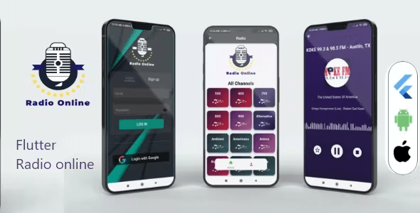 Online Radio app Flutter | Live Radio Streaming