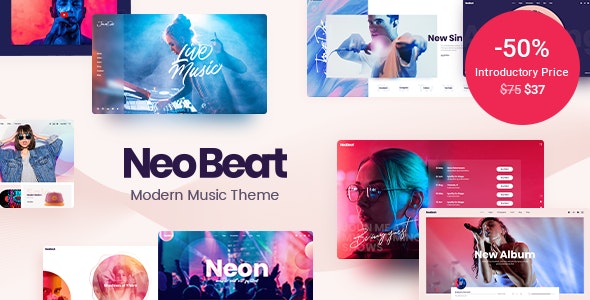 NeoBeat – Music WordPress Theme 1.6