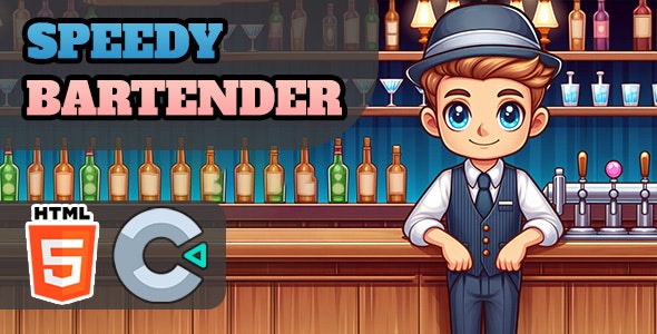 Speedy Bartender – HTML5 Game – C3P