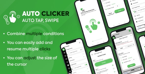 Auto Clicker – Automatic tap – Auto Tapper: Auto Scroll – Click Assistant