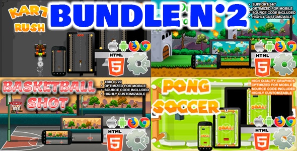 Bundle N°2 (  04 games | CAPX and HTML5 )