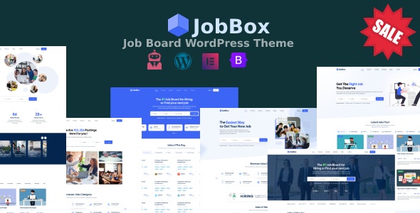 JobBox – Job Board & Career Portal Recruitment Agency WordPress Theme