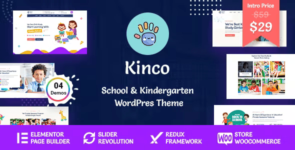 Kinco – School Kindergarten WordPress Theme