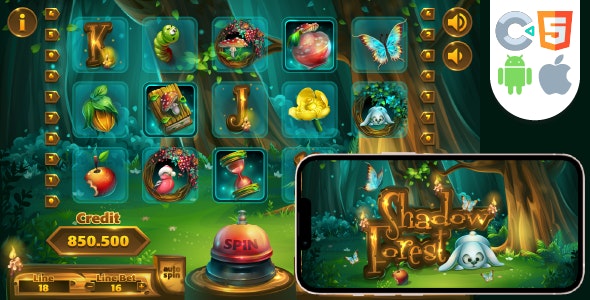 Forest Slot Game – HTML5,Construct3