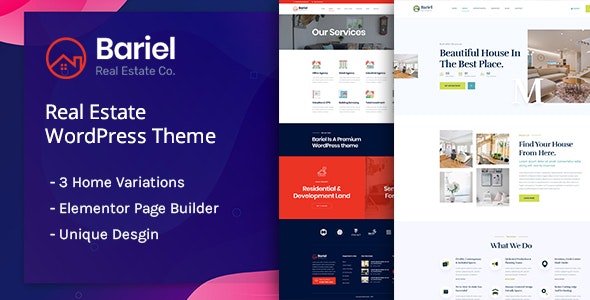 Bariel – Real Estate WordPress Theme