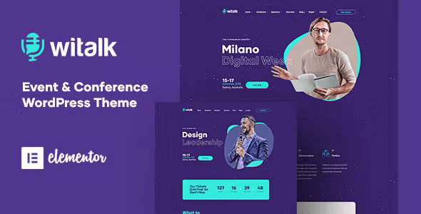 WiTalk – Event & Conference WordPress Theme 1.0.4