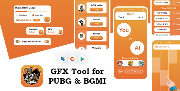 BGM GFX Tool 2023 – Game Booster VIP Lag Fix – VIP FEATURES – Game Enhancer – Boost Game Experiance