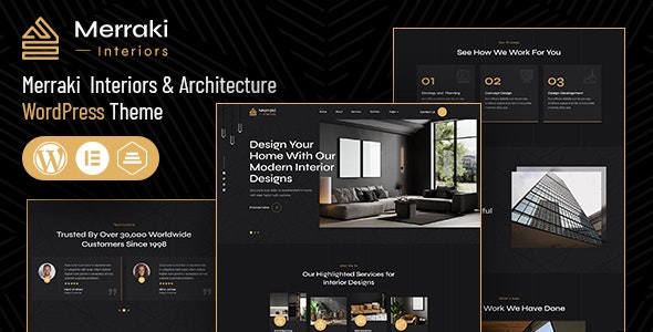 Merraki | Interiors  Architecture WordPress Theme