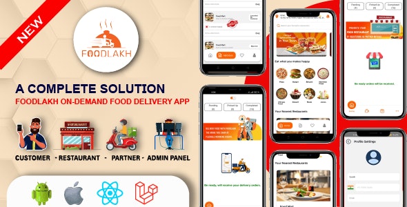 Complete Food Solution | Android | iOS | React Native