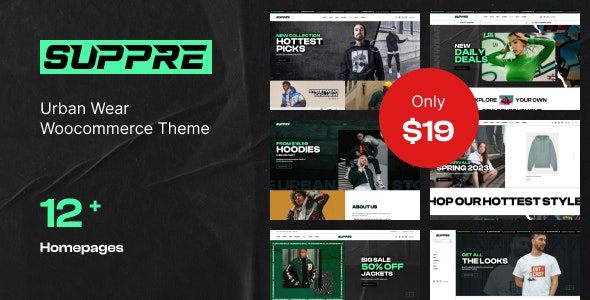 Suppre – Urban Wear WooCommerce Theme