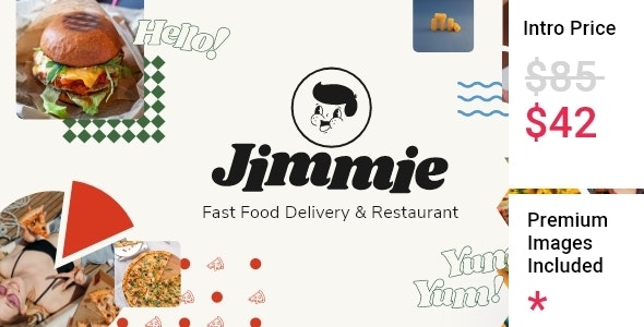 Jimmie – Fast Food Delivery and Restaurant Theme