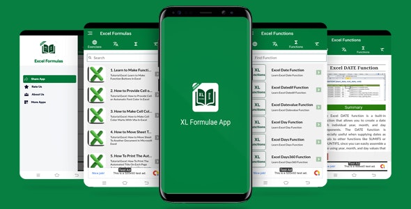 Offline Excel Formulas App with Admob Ads