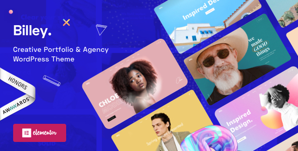 Billey – Creative Portfolio & Agency Elementor WordPress Theme