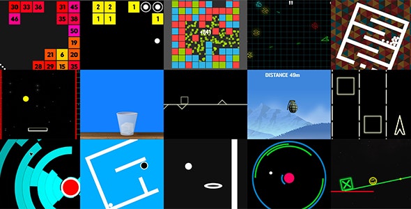 15 2D Unity Games Bundle