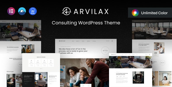 Arvilax – Business Consulting WordPress Theme