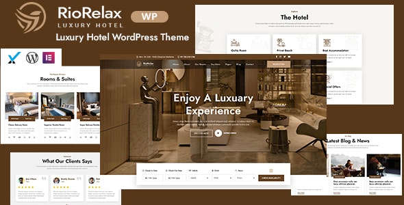 Riorelax – Luxury Hotel WordPress Theme