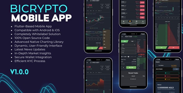 Bicrypto Mobile – Fully Native Flutter Mobile App for Bicrypto 3.2