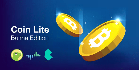 Coin Lite (Bulma) – Ready-Made Cryptocurrency Website With Live Prices 1.0.1