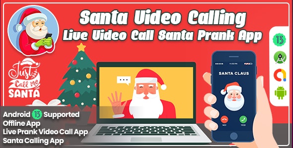 Santa Calling : Call you Santa – Live Video Calling with Santa Prank App | Android Native Code