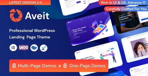 Aveit Landing Page WordPress