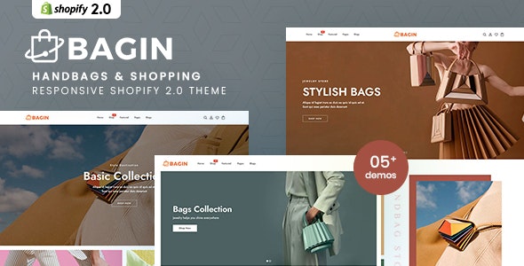 Bagin – Handbags  Shopping Responsive Shopify 2.0 Theme