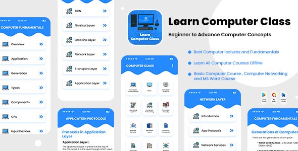 Learn Computer Course Offline – Computer Full Course Offline – Learn Computer Basic – Advace Course