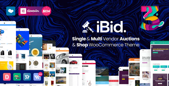 iBid – Multi Vendor Auctions WooCommerce Theme 4.1