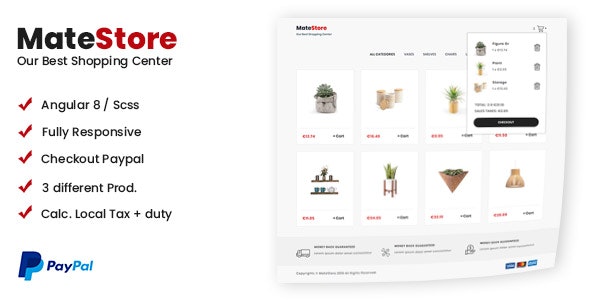 MateStore – Angular Shopping Cart